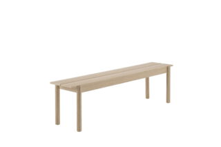 Holzbank Linear von muuto in Eiche hell